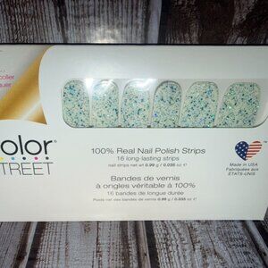 Most Definitely - Color Street Nail Polish Strips NWT Retired Glitter Overlay